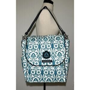 CLOSE TO MY HEART Bag Tote Backpack Pockets Crossbody Floral Blue Strap